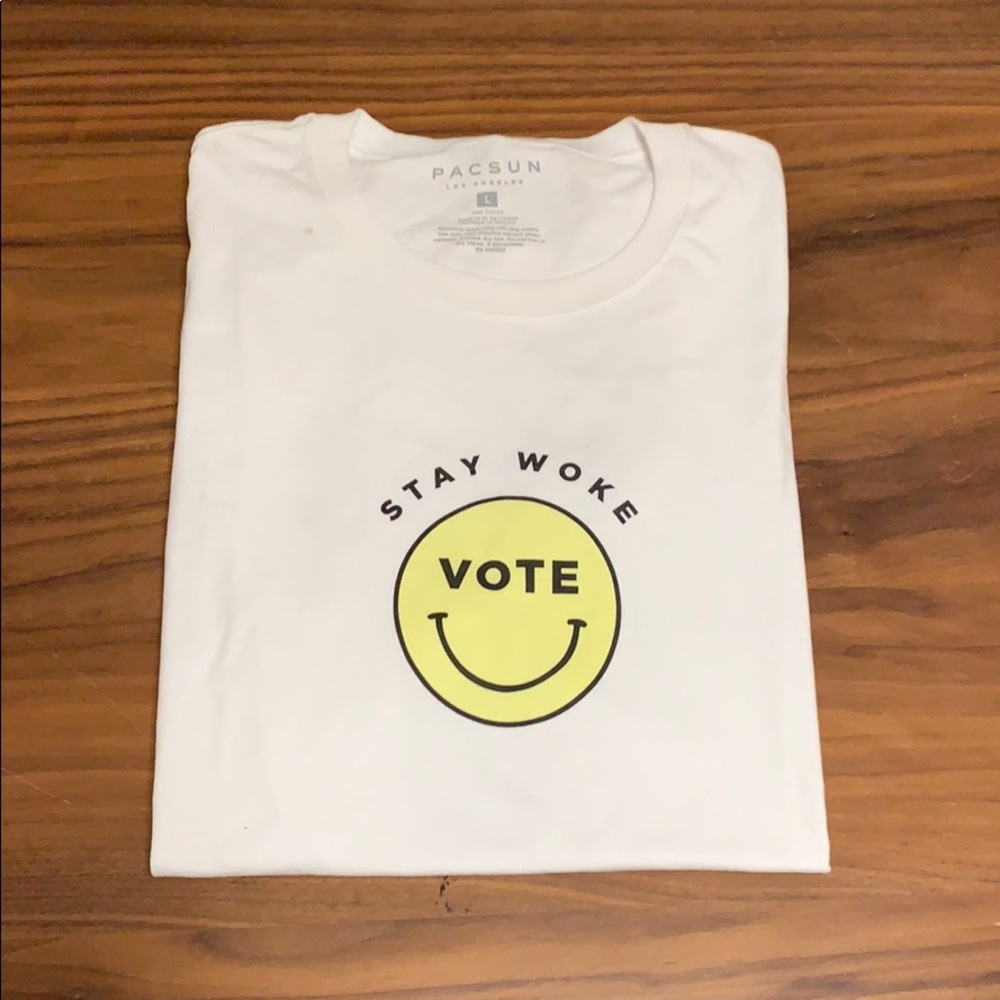 Stay Woke - Vote Tee by PACSUN